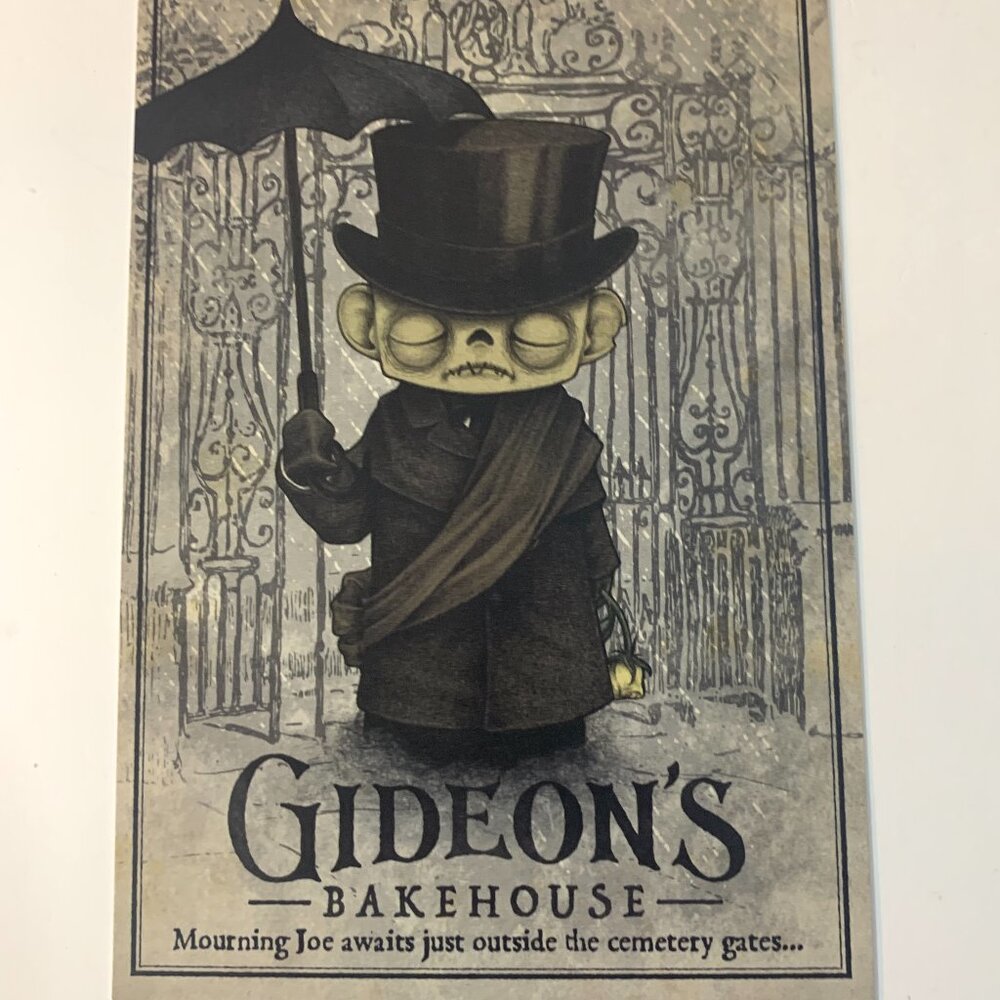 Gideon's Bakehouse Menu Card Mourning Joe April 2023 Disney Springs New